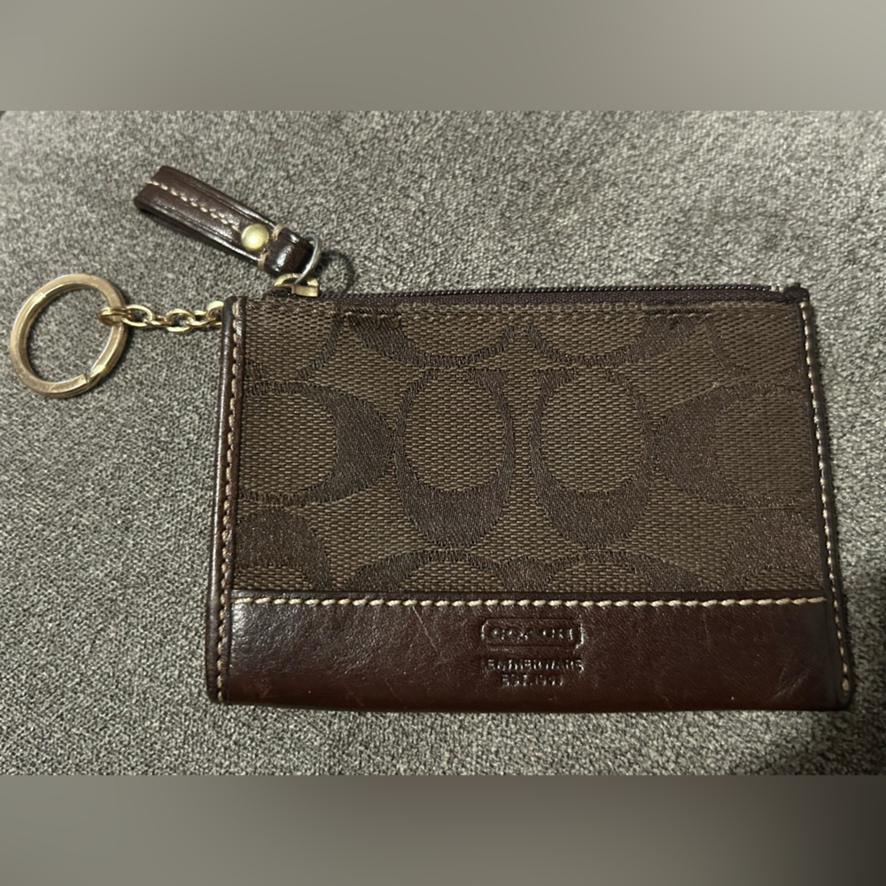 Coach Brown Signature Wallet